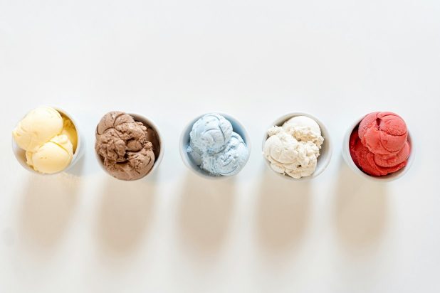 Bols de crème glacée